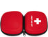 First Aid Hard Case, Empty EVA Hard Red Medical Bag for Home Health, First Emergency Responder Camping Outdoors