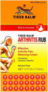 Arthritis Rub by Tiger Balm, 4 oz. – Sore Muscle and Joint Relief Cream, 2 Pack