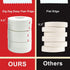 White Athletic Tape (6 Pack 0.5" 10 Yards) - Finger Tape - Medical Tape - Foot Tape - No Sticky Residue, Easy to Tear