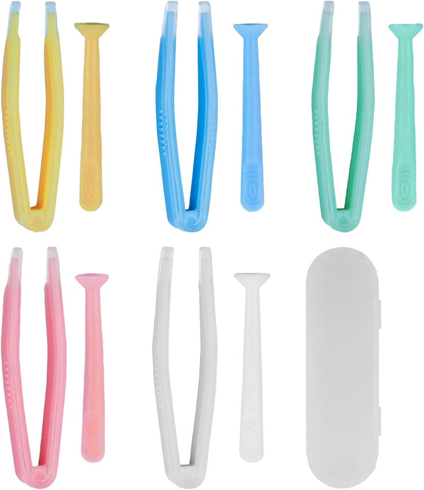 Ocoullow 5 Pack Contact Lens Remover Tool for Soft Contacts, Eye Contact Remover