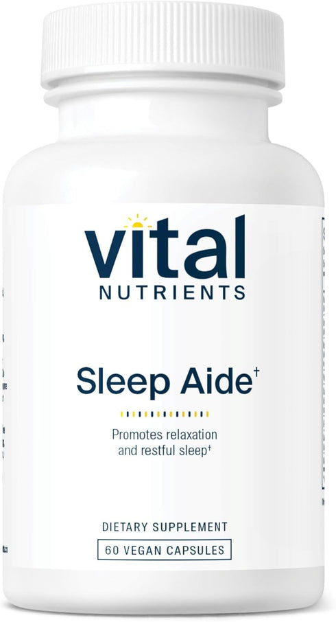 Vital Nutrients | Vegan Sleep Supplement, Promotes Relaxation and Restful Sleep, Natural for Adults, Soothing Lavender