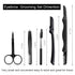 KAJUDA Eyebrow Razor Kit, 5 in 1 Eyebrow Grooming Set for Women and Men, Includes Comb, Tweezers, Scissors