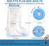 Immobilizer/Brace, YUNCHI Upgraded Extra Wide Full Leg Cast Cover for Shower after Knee Surgeries with Non-Slip Bottom