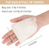 50 Pieces Cotton Drawstring Tea Filter Bags, Reusable Muslin Gift Bag for Wedding Party Home Supplies (3 by 4 Inches)