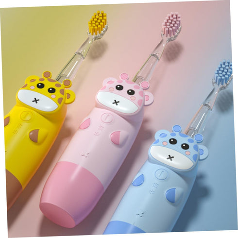 Set 4 Electric Toothbrush for Boys and Girls Pieces No Battery Boys and Girls Toothbrush Toddler Brush
