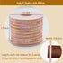 1/8" Assorted Satin Ribbon with Gold Edge Solid, 1000 Yards 3mm Continuous Thin Ribbon for Gift Wrapping, DIY Crafts,