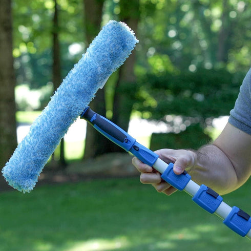 Unger Professional Connect & Clean 3’-6’ Aluminum Telescopic Extension Pole for Cleaning Tool Attachments