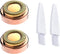 LinMei 2 PCS Gold Replacement Heads for Facial Hair Remover Compatible with Generation 1 Finishing Touch Tool
