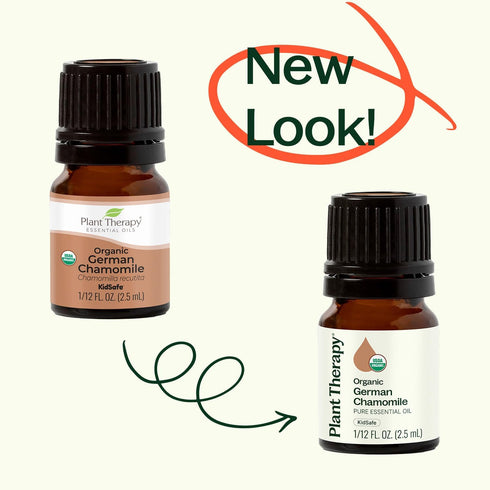 Plant Therapy Organic German Chamomile Essential Oil 2.5 mL, 100% Pure, Undiluted, Therapeutic Grade