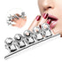 Nail Extension Clips, 5PCS Stainless Curve C Nail Curvature Pinching Clips, Multi-functional Nail Art Accessories