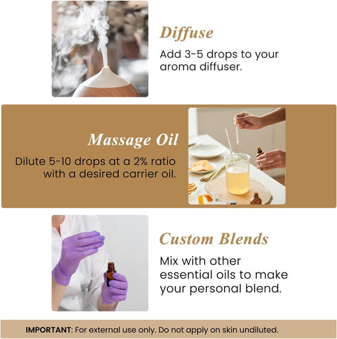 Set: (2 4 Oz) 100% Handcraft Blends Ground & Center Frankincense and Cedarwood Essential Oils x Fl Pure & Natural