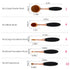 Yoseng Oval Foundation Brush, 5 Pcs Toothbrush Makeup Brushes for Fast Flawless Application