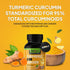 Turmeric Curcumin Supplement - 240 Capsules, Non-GMO with BioPerine & Ginger for Joint Support