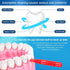 ewinever 50 Count Interdental Brush - Toothpicks Tooth Flossing Head for Oral Dental Hygiene (3 Sizes)