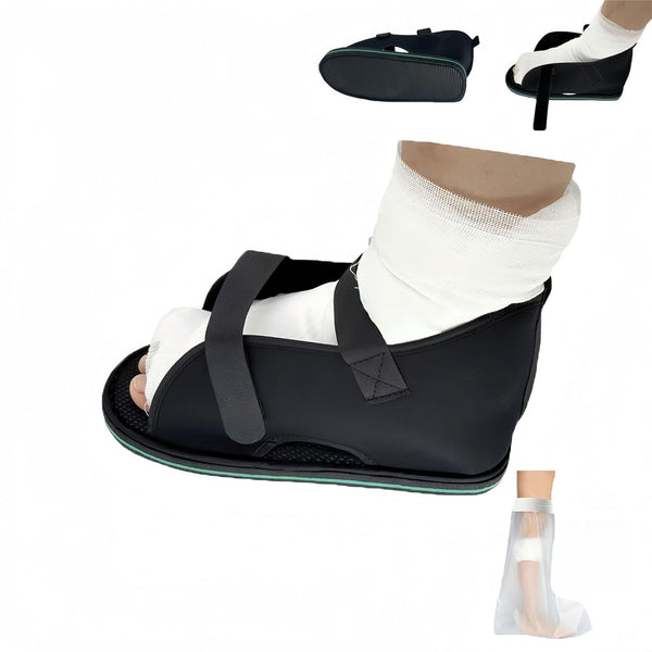 Yodilala Adjustable plaster shoes postoperative shoes, medical walking shoes with Magic sticker,