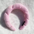 Spa Headband & Wrist Towels Set for Washing Face, Terry Cloth Fabric, Pink