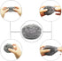 10 Packs Stainless Steel Sponge Scrubber Set, Metal Scouring Pad for Cookware Cleaning