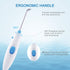 TUREWELL Water Flossing Oral Irrigator - 600ML Dental Cleaner with 10 Adjustable Pressure, 8 Tips
