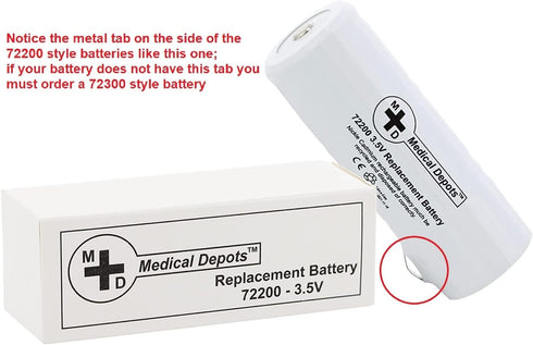 Replacement Rechargeable Battery for Welch Allyn 72200 3.5V