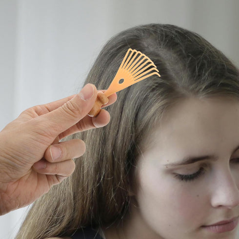 HOODANCOS Manual Head Massager Mini Scalp Scratcher Tool for Hair Stimulation Portable Massage Comb for Relaxation
