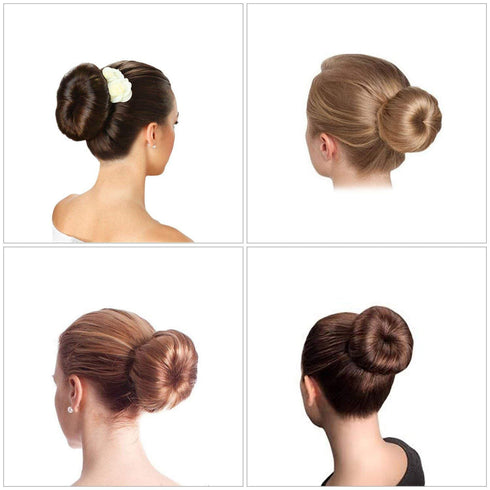 KISSBUTY Bun Maker (7 Count) - Hair Donut for French Twist, DIY Tool for Women and Girls