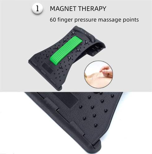 KZGMMHY8 38.5 16.8cm) Neck Arc Shaped Traction Massager, Household Magnetic Therapy Cervical/Lumbar Stretch Corrector