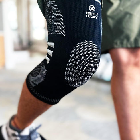 Knee Brace for Pain Relief and Support, Includes Patella Gel Pad, Ideal for Meniscus Tears, Arthritis (Large)