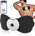 Wireless TENS & EMS Unit Back Pain Relief Massager - APP Controlled Bluetooth Muscle Stimulator for Back, Shoulder,