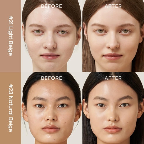 PURITO Cica Clearing BB Cream #21 Light Beige, 1 fl.oz / 30ml, Vegan Tinted BB Cream