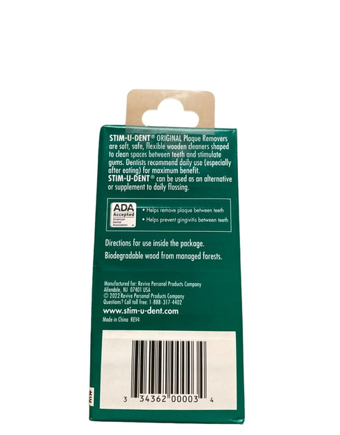 Stim-U-Dent Pack 5 9245 100 Pack Special of S Mint Flav per