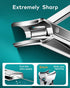 MR.GREEN Portable Nail Clippers, Medical Grade Stainless Steel Foldable Nail Cutter, Ultra Slim Travel Design