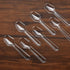 500Pcs Clear Plastic Disposable Spoon Ice Cream Mini Tasters Cutlery Plastic Utensil for Tasting Dessert Events Wedding Party Celebration