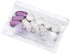 200 Piece Resealable Zipper Locking Pill Pouches - Daily AM PM Travel Organizer for Vitamins and Medications