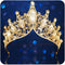 Unicra Wedding Crowns and Tiaras, Silver Flower Rhinestones Costume Queen Crown for Women and Girls