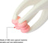 SinLoon 2-in-1 Finger Massager Handheld Steel Ball Run Tool for Blood Circulation and Stress Relief (Pink)