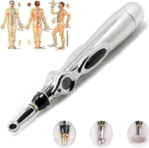 Zeerkeer 3-in-1 Electronic Acupuncture Pen for Pain Relief, Powerful Meridian Energy Massage Pen