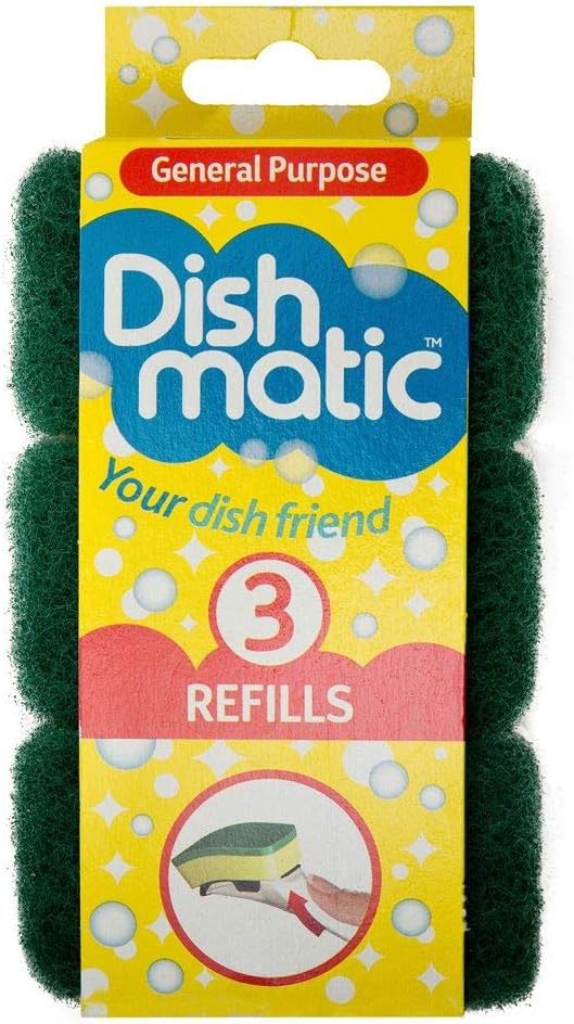 3 x Caraselle Dishmatic Refill Sponges