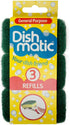 3 x Caraselle Dishmatic Refill Sponges