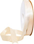Morex Ribbon Double Face Satin Ribbon - 3/8" X 50 YD Nude Ribbon for Gift Wrapping and Crafts