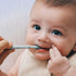 Moonkie Baby Oral Cleaner Kit, Toddler Toothbrush, Baby Tongue Cleaner for 3 Months+, 3 Pcs (Blush/Pale Mauve/Ivory)