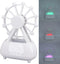 Phefop 300ml 360 Ferris Wheel Humidifier, ABS Material, Water Tank, Rotating Essential Oil Diffuser and Night Light