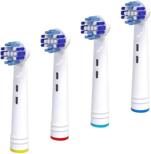 Replacement Brush Heads for OralB Braun, Pack of 4, Professional Electric Toothbrush Heads for Oral-B 7000, Pro 1000,