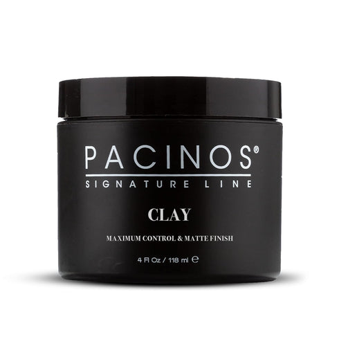 Pacinos Signature Line Clay Hair Paste - 4 Oz Long Lasting Styling Wax with Firm Hold for All Hair Styles