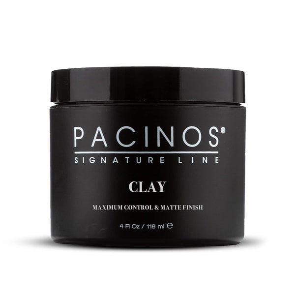 Pacinos Signature Line Clay Hair Paste - 4 Oz Long Lasting Styling Wax with Firm Hold for All Hair Styles