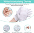 Kids Cotton Gloves 24pcs Soft White Moisturizing Eczema Gloves for Dry Hands SPA Inspection (X-Small)