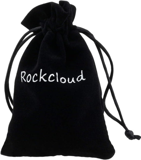 Rockcloud Pack of 3 Healing Crystal Wands, 6 Faceted Prism Bar Reiki Chakra Stones for Meditation