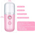 Honoson 2 Pieces Nano Facial Mister, 30 ml Mini Face Humidifier, USB Rechargeable Skin Care Machine