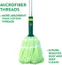 Pine-Sol Microfiber Self Wringing Mop – Easy Squeeze Twist Design for Wet Mopping | Extendable Metal Handle, Household