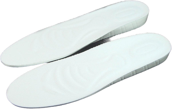 siny Full Length Shoe Insoles Height Increase Cushion for Women Foot Care White