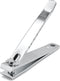 Nail Clippers, Sharp Edge Fingernail and Toenail Clipper Cutter, Thick Nail Tool for Manicure and Pedicure (Silver)